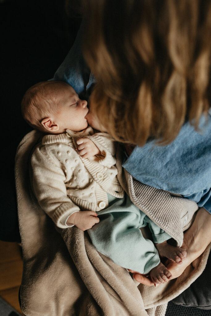 photographe nouveau-né Rouen séance bébé en famille